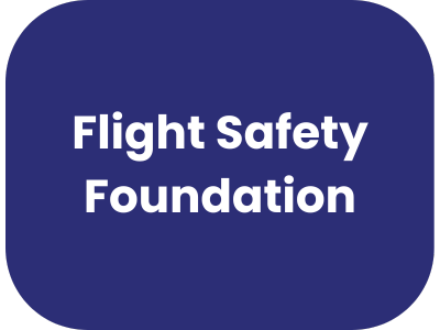 White Flight Safety Foundation text on blue background.