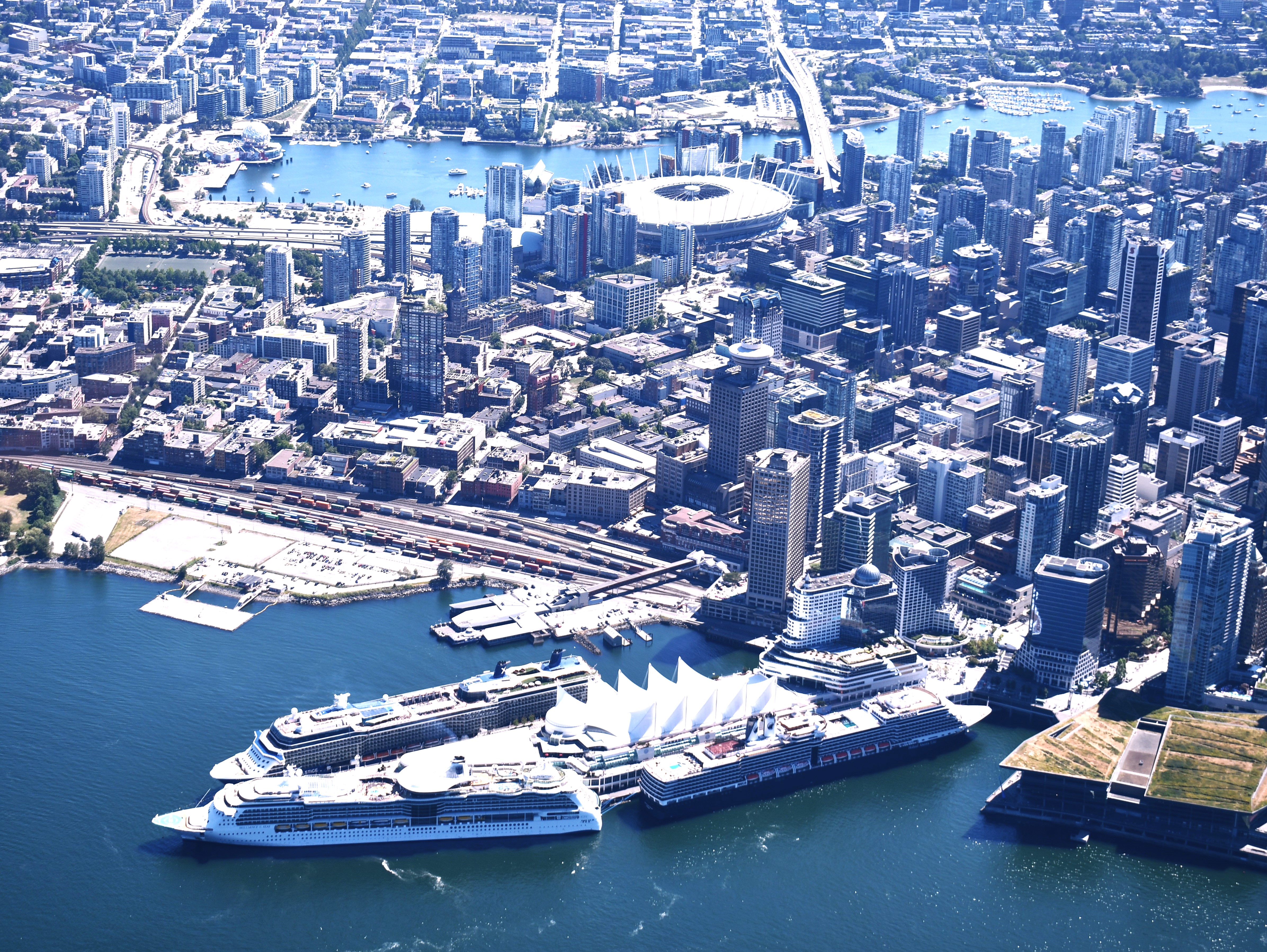 Views of the Vancouver Harbour