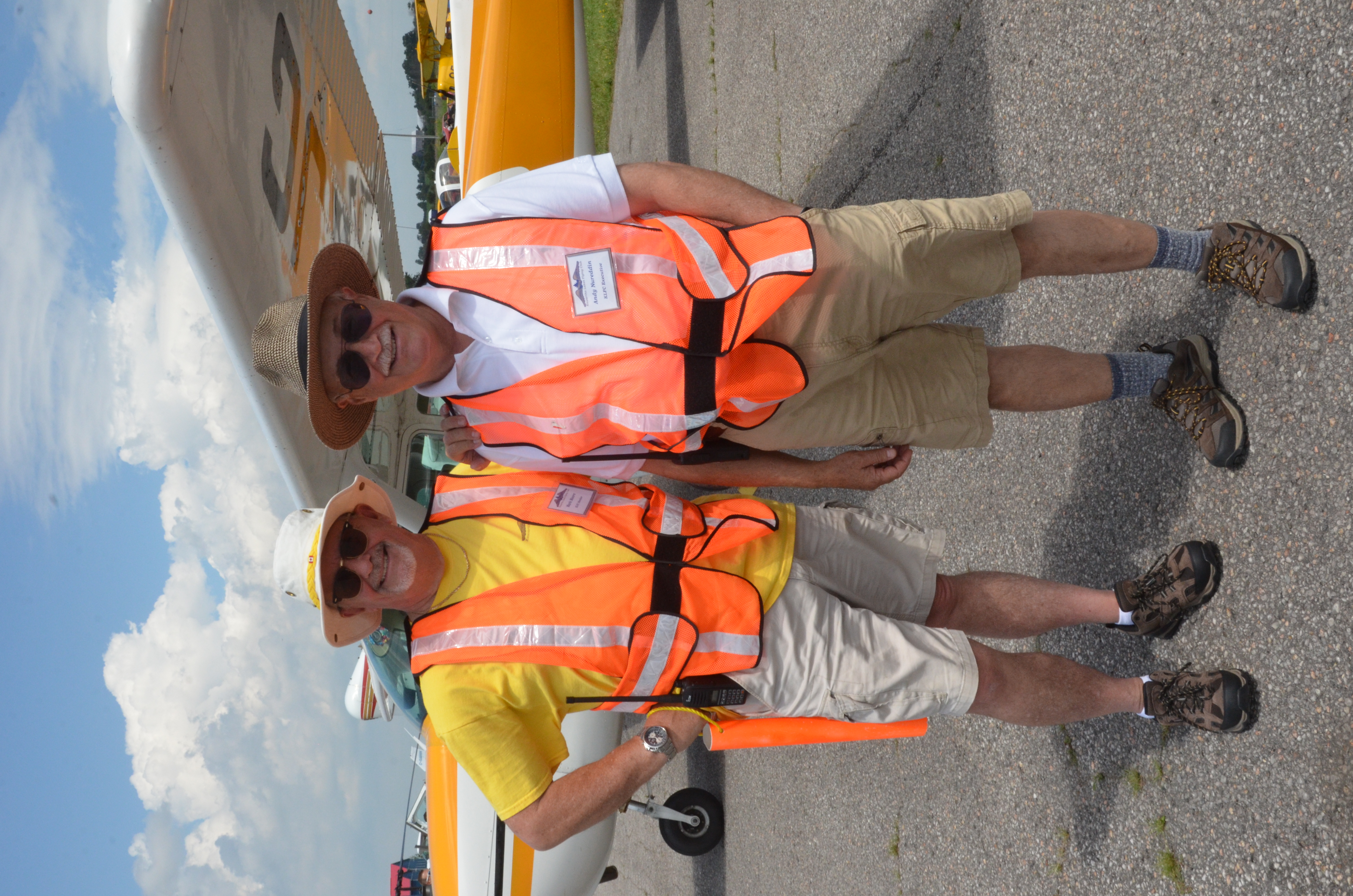 COPA Flight 101 Andy Nureddin and Mark Moore provided impeccable ground marshalling.