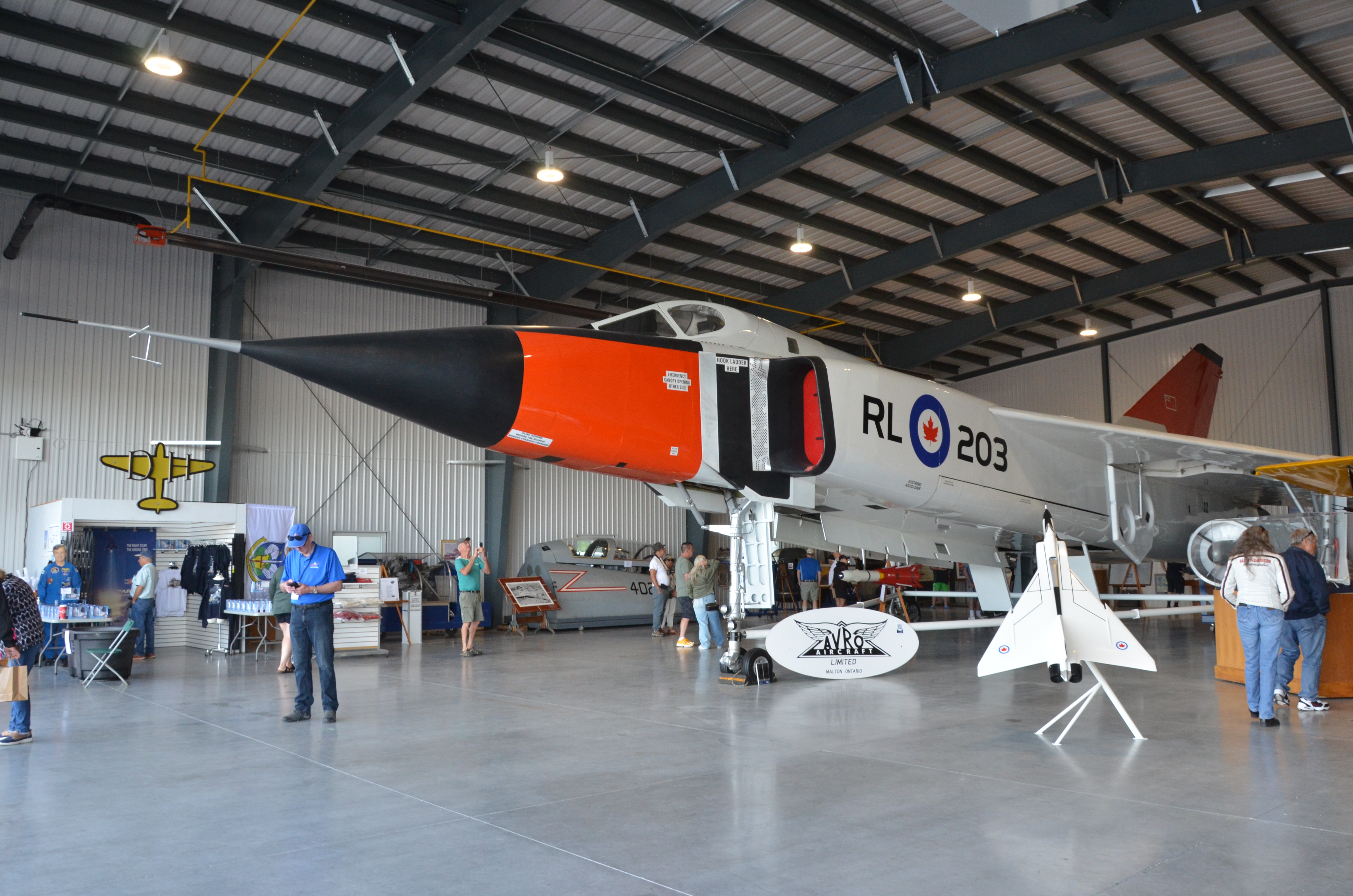 AVRO Arrow at the Canadian Air & Space Conservancy Museum.