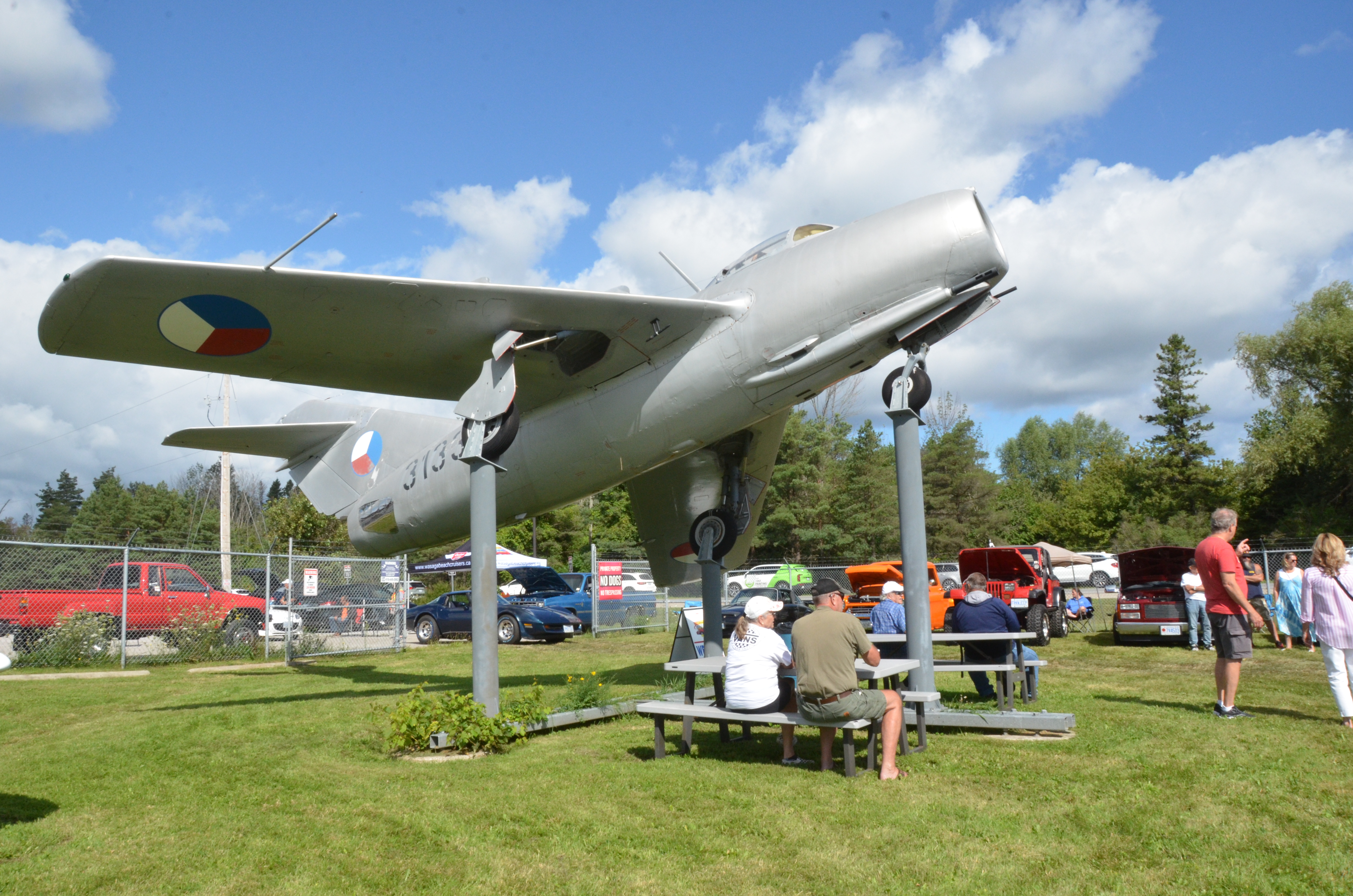 Mig 15 gate guard at the Edenvale Airport.