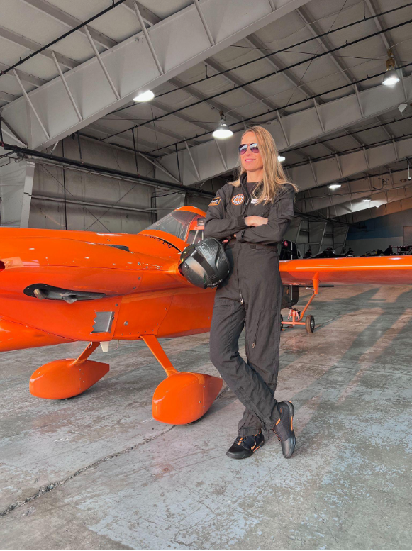 Blaire Hamilton at the Air Races in Reno, photo taken by Kendra Kincade.