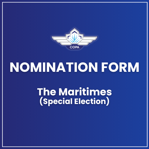 Nomination Form: The Maritimes (Special Election)
