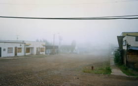 Spooky downtown street